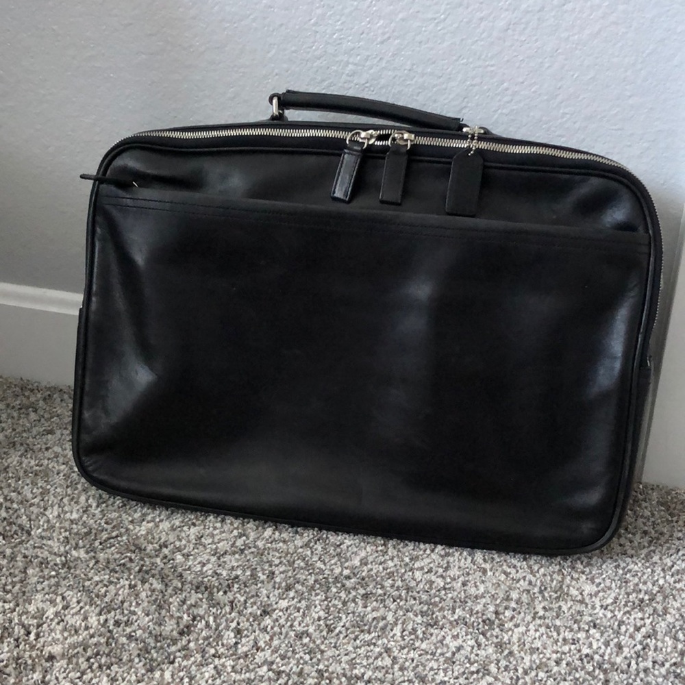 Coach computer briefcase